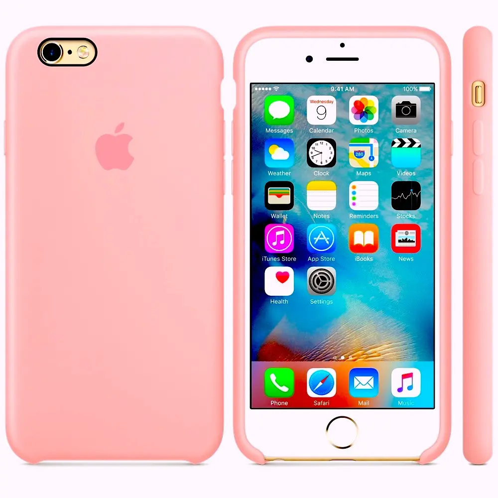 Apple Silicone Case Light Pink iPhone 6 Plus 6s Plus